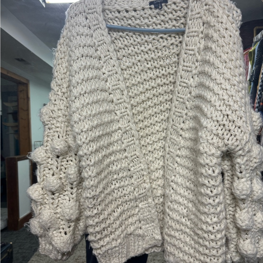 Cozy Cream Knit Sweater